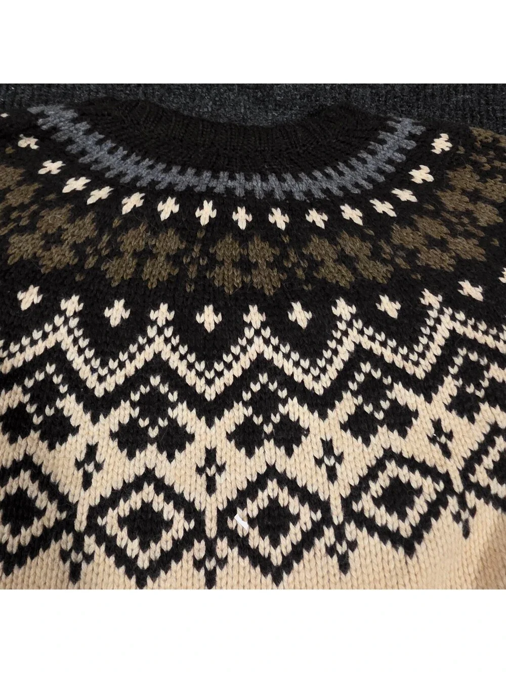J.Crew XL Lambs Wool and Alpaca Blend Fair Isle Sweater